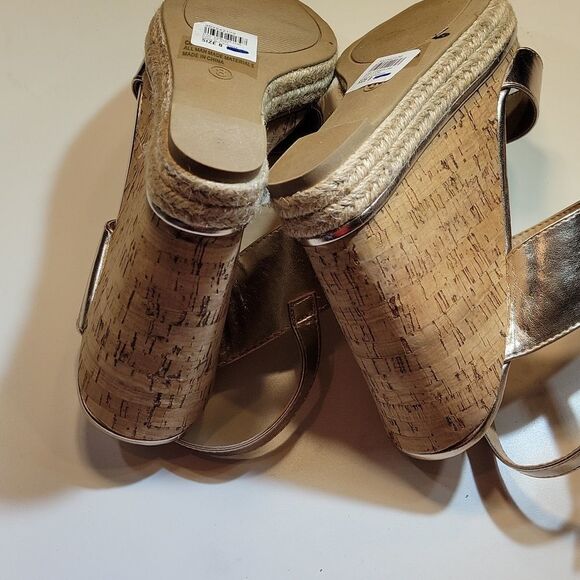 BRAND NEW CHARLOTTE RUSSE CORINNA OPEN TOE WEDGE ANKLE STRAP SANDAL - Picture 13 of 15